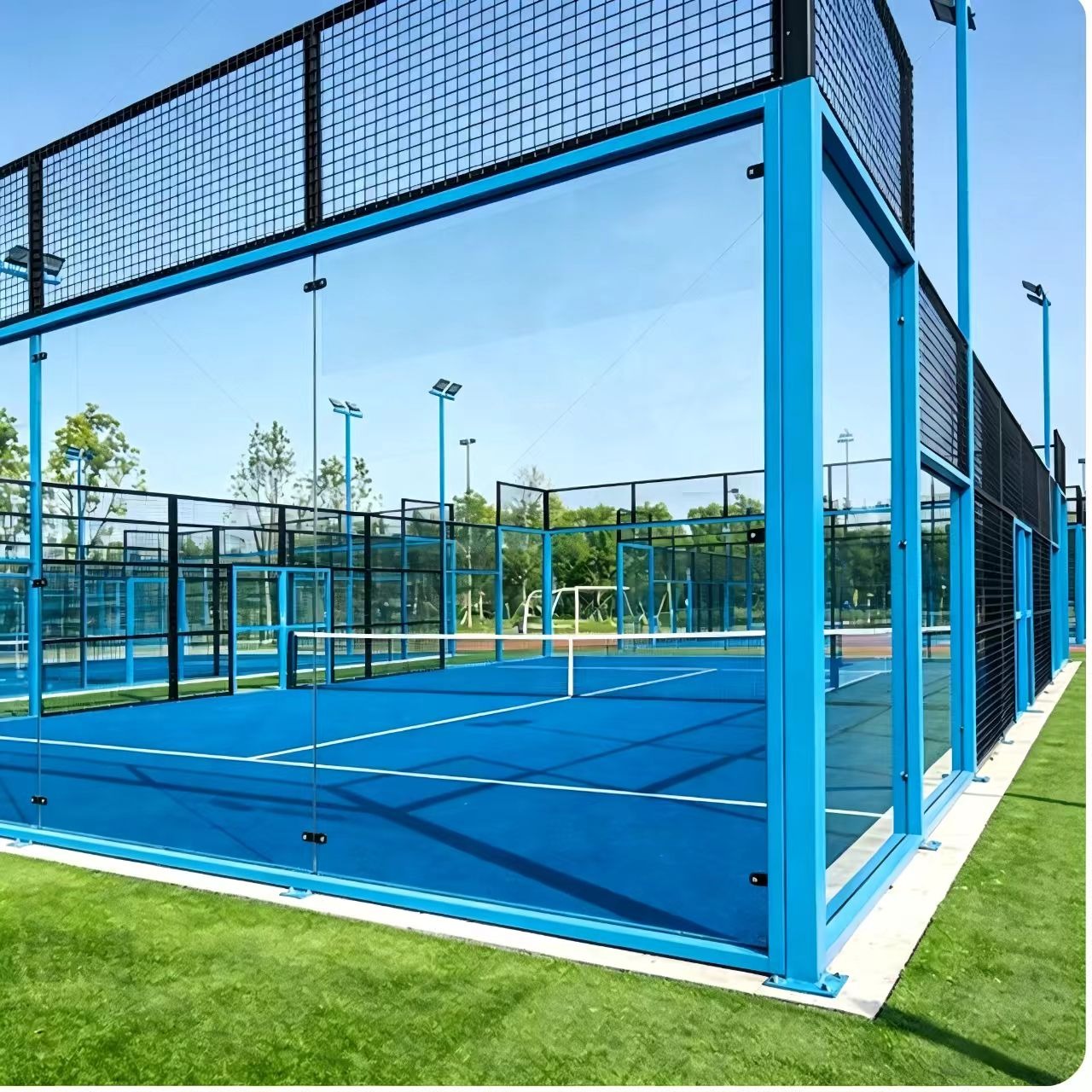 Commercial classic padel court venue