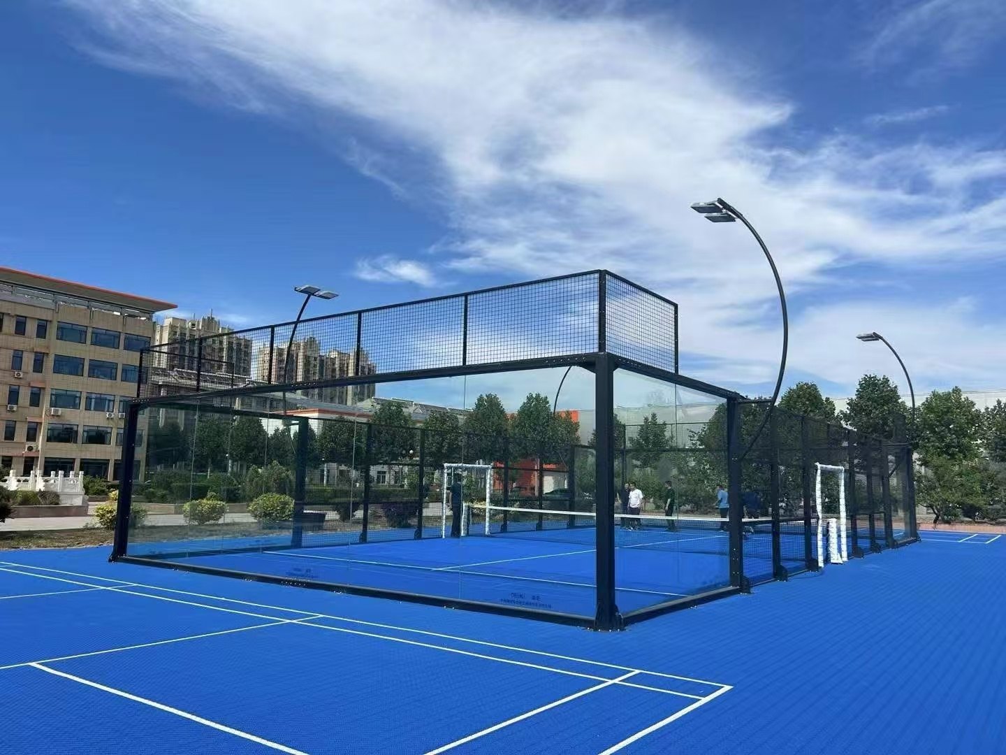 Installed XTZ padel court project 2
