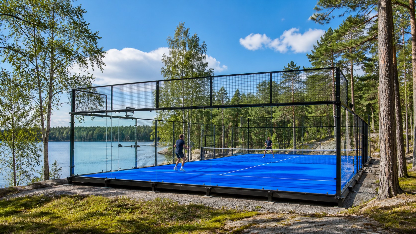 Installed XTZ padel court project 3